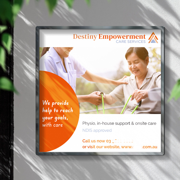 Destiny Empowerment Care Services Logo & branding design, Karinya Kreations